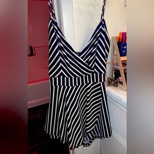 Striped romper
